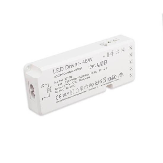 Isoled LED MiniAMP Trafo 24V/DC, 0-48W, 7x3A mit Master Sensor-Port 117776