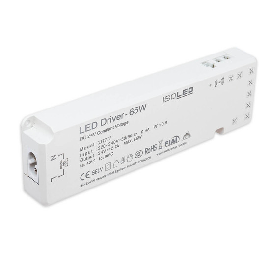 Isoled LED MiniAMP Trafo 24V/DC, 0-65W, 7x3A mit Master Sensor-Port 117777