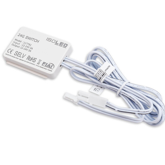 Isoled MiniAMP HF-Bewegungsmelder mit Dimmfunktion, 12-24V DC, 3A 117781