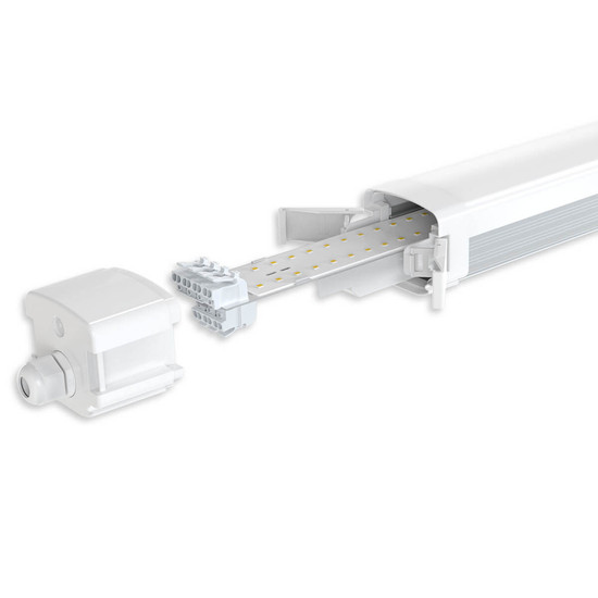Isoled LED Linearleuchte XChange 120cm, IP66, PowerSwitch 25-40W, 160lm/W, 4000K, CRI80 117796