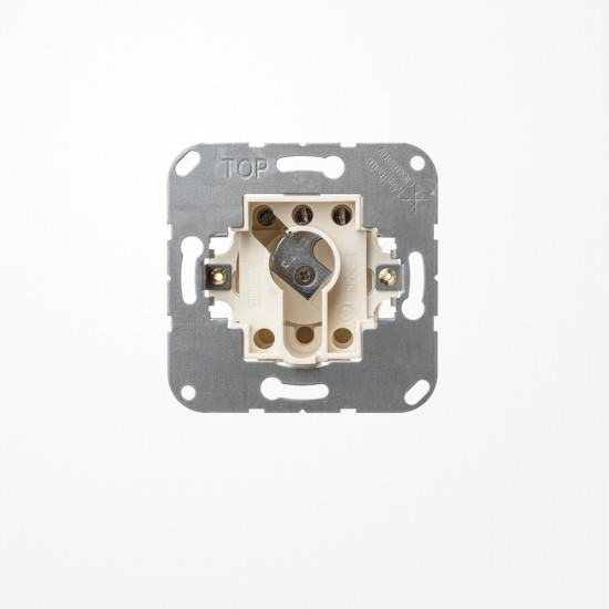 Jung 106.15 Schlüsselschalter (Einsatz) ohne Demontageschutz , Universal Aus-Wechselschalter, 1-pol., UP