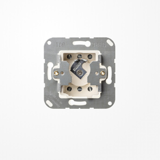 Jung 106.28 Schlüsselschalter (Einsatz) mit Demontageschutz , Universal Aus-Wechselschalter, 2-pol., UP