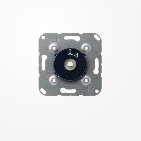 Jung 1101-20 Drehschalter, Ausschalter 2-pol., 20 AX 250 V ~, anthrazit