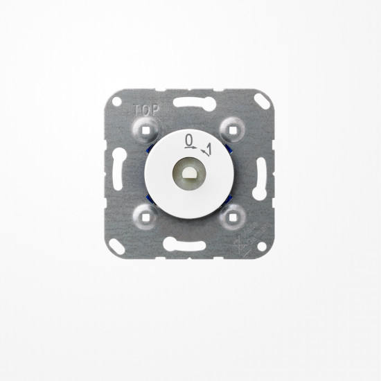 Jung 1101-20WW Drehschalter, Ausschalter 2-pol., 20 AX 250 V ~, alpinweiß