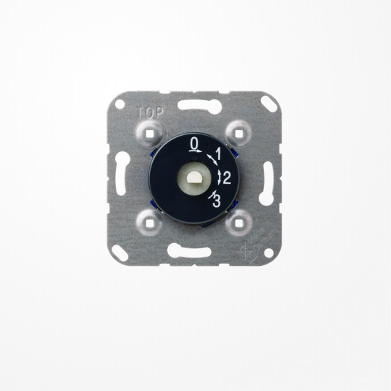 Jung 1101-4 Drehschalter, 3-Stufen-Schalter m. AUS-Stellung, 16 AX 250 V ~, anthrazit