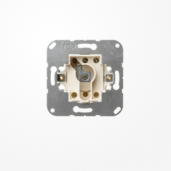 Jung 133.15 Schlüsselschalter (Einsatz) ohne Demontageschutz , Taster (Wechsler), 1-pol., UP