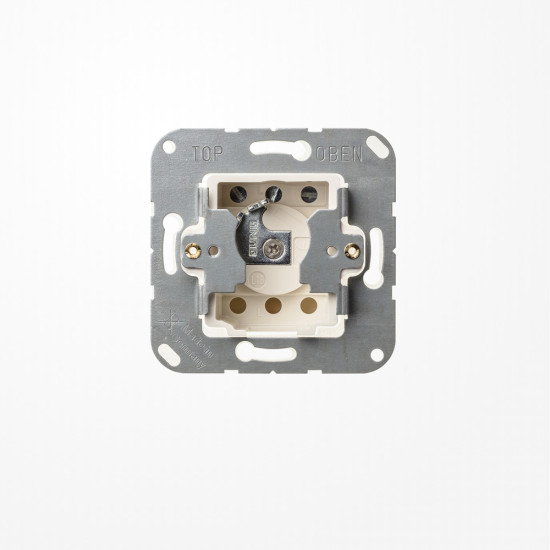 Jung 133.18 Schlüsselschalter (Einsatz) mit Demontageschutz , Taster (Wechsler), 1-pol., UP