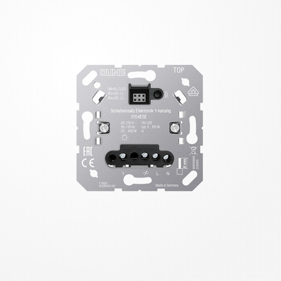 Jung 1704ESE Schalteinsatz Elektronik, 1-kanalig, mit Nebenstelleneingang