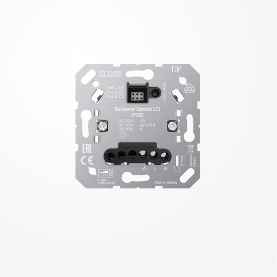 Jung 1710DE Tastdimmer Standard LED, ohne Nebenstelleneingang