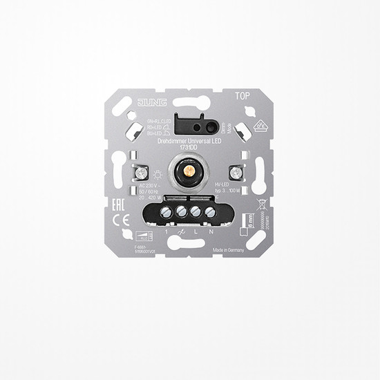 Jung 1731DD Drehdimmer Universal LED, mit Nebenstelleneingang