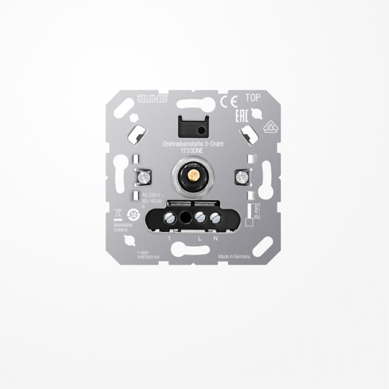 Jung 1733DNE Drehnebenstelle 3-Draht, mit Nebenstelleneingang