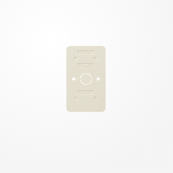 Jung 328-622 Bodenplatte 2fach, AP 600, weiß