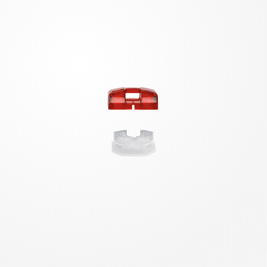 Jung 34KO5 Zugeinsatz für Wippen mit Lichtleiter (.. KO5), Thermoplast, rot