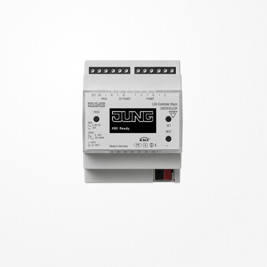 Jung 390051SLEDR KNX LED-Controller 5fach DC 5 ... 48 V, REG 4 TE, Secure