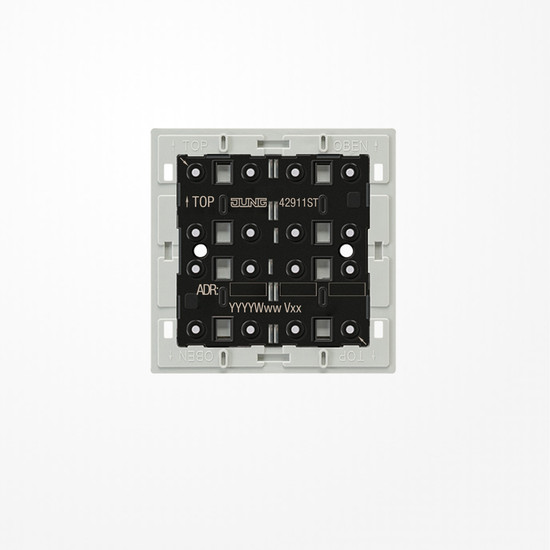 Jung 42911ST KNX Tastsensor-Modul Universal, 1fach, F40, Secure