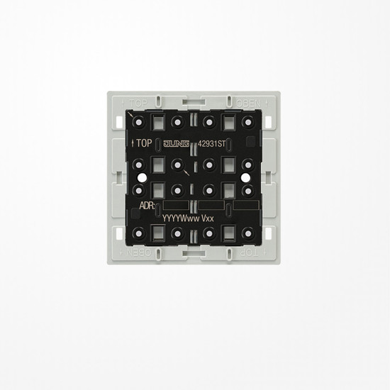 Jung 42931ST KNX Tastsensor-Modul Universal, 3fach, F40, Secure