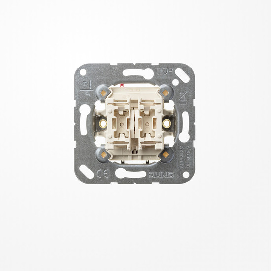 Jung 505EU Wippschalter (Einsatz) 10 AX 250 V~, Serien, ohne Krallen