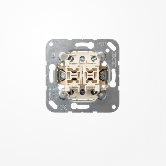 Jung 509-20U Wippschalter (Einsatz) 20 AX 250 V~, Doppel-Wechsel