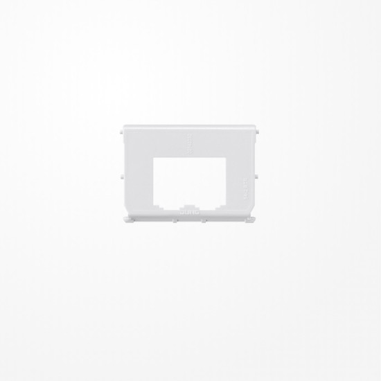 Jung 54-2BTR Montage-Einsatz, für 2 Einzelmodule 8 (8), für 2 Einzelmodule 8 (8) E-DATmodul, RJ 45 System, geschirmt, METZ CONNECT (BTR) Nr. 130910-i, Cat. 6