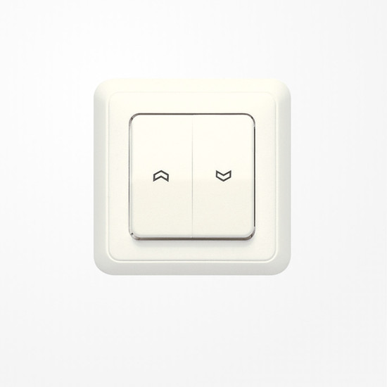 Jung 5560-5P Wippe, mit Pfeilsymbolen, Duroplast, ST 550, weiß