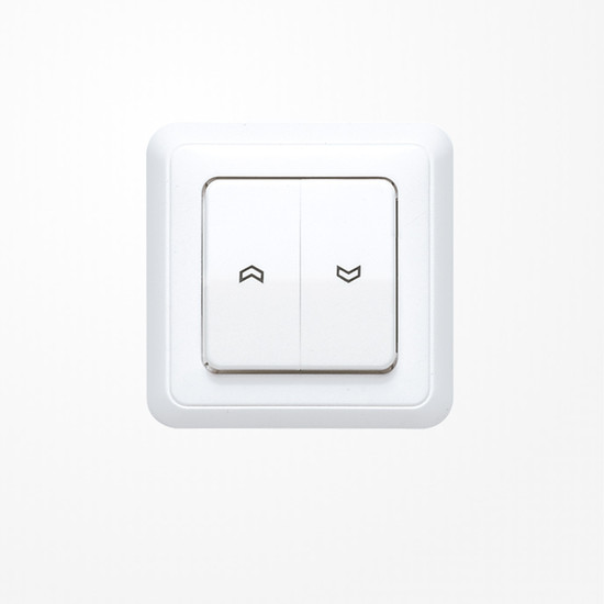 Jung 5560-5PWW Wippe, mit Pfeilsymbolen, Duroplast, ST 550, alpinweiß