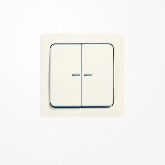 Jung 5561-5KO5 Wippe mit Lichtleiter, Duroplast, ST 550, weiß