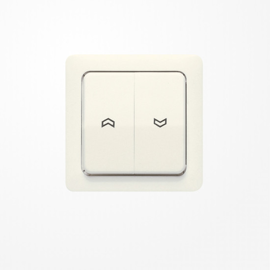 Jung 5561-5P Wippe, mit Pfeilsymbolen, Duroplast, ST 550, weiß