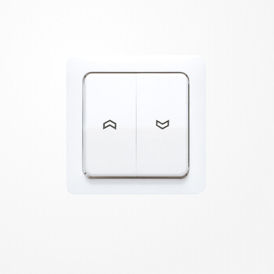 Jung 5561-5PWW Wippe, mit Pfeilsymbolen, Duroplast, ST 550, alpinweiß