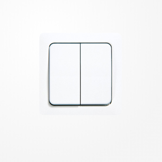 Jung 5561-5WW Wippe, Duroplast, ST 550, alpinweiß