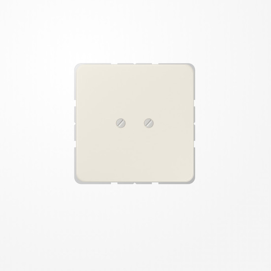 Jung 561B Blind-Abdeckung (geschraubt), Duroplast, Serie CD, weiß