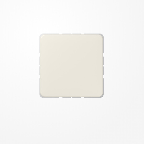 Jung 594-0 Blind-Abdeckung (gerastet), Thermoplast, Serie CD, weiß