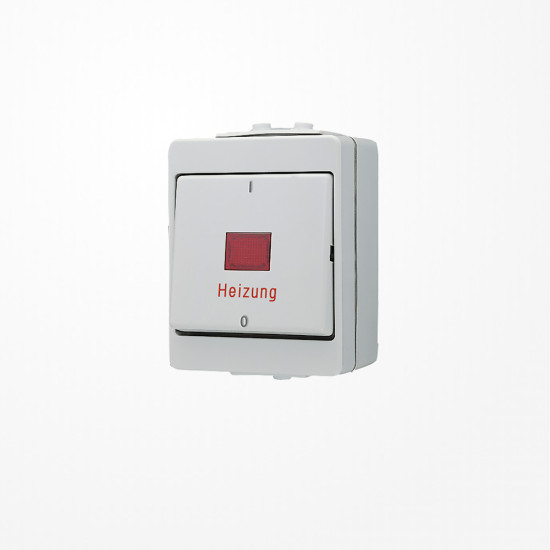 Jung 603HW Heizungsschalter, Aus 3-pol.,  AX 400 V ~, IP 44, WG 600