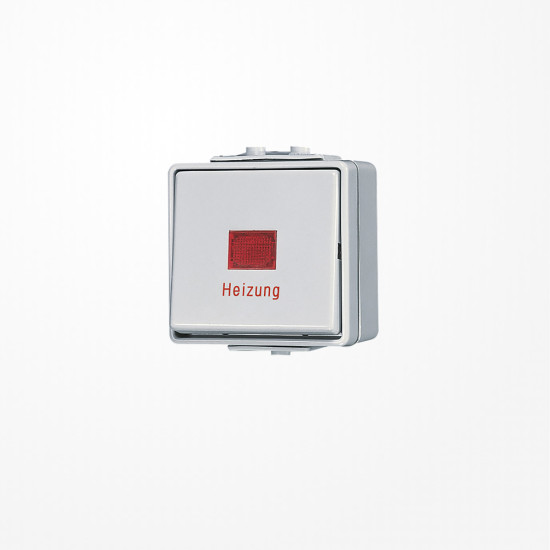 Jung 606HW Heizungsschalter, Universal Aus-Wechsel,  AX 250 V ~, IP 44, WG 600