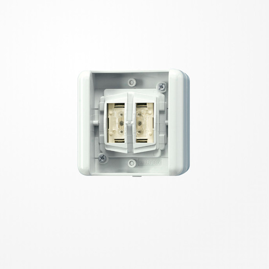 Jung 8472.01LEDW KNX Taster BA  Tasterstellung  2fach, WG 800