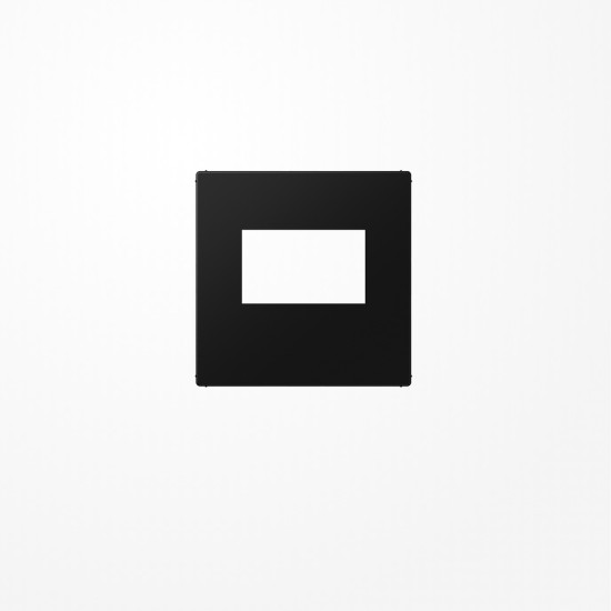 Jung A1569USBSWM Abdeckung für USB-Ladegerät, (gerastet), Serie A, graphitschwarz matt