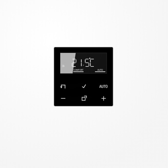 Jung A1790DSW LB-Management Raumthermostat-Display, Serie AS/A, schwarz