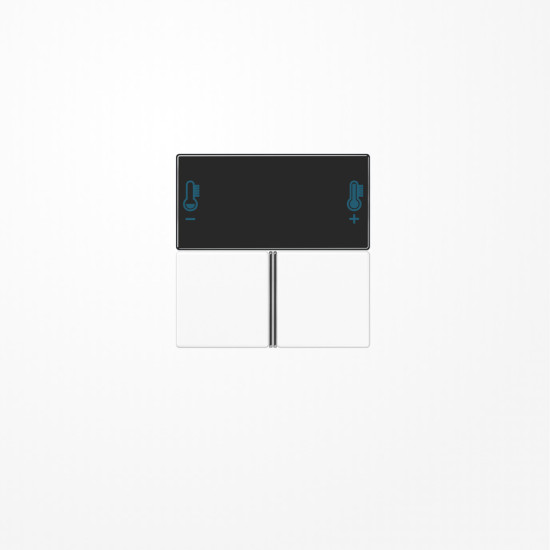 Jung A4093TSAWW Tastensatz 3fach, F40 Raumcontroller, Serie AS/A, alpinweiß