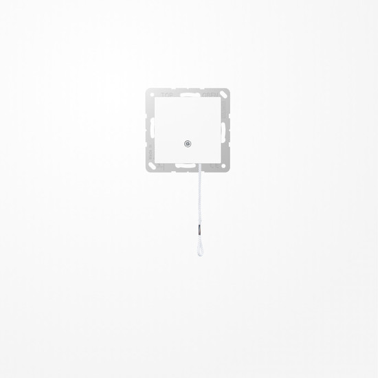 Jung A506BFNUZWW Zug-Wechselschalter, Serie AS/A, alpinweiß