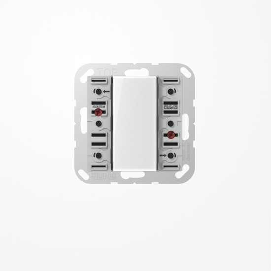 Jung A5093TSM KNX Tastsensor-Modul Universal, 3fach, F50, Serie AS/A