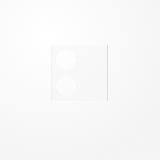 Jung A527.202WW Abdeckung für Zettler VarioLine, Serie 127.xxx Ruftaster, Anwesenheitstaster, Serie AS/A, alpinweiß