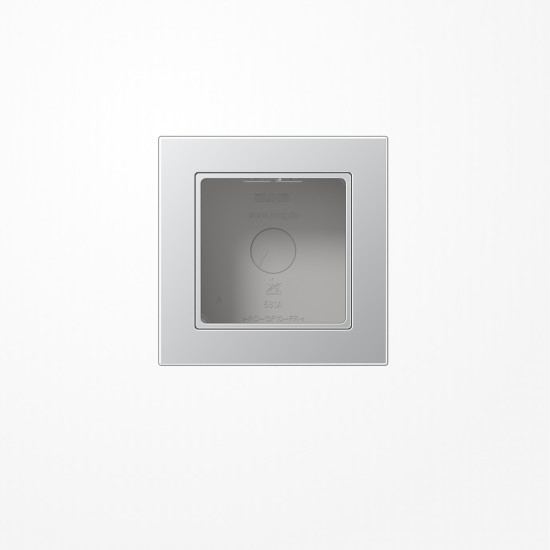 Jung A5581BFAAL Aufputz-Kappe 1fach, Thermoplast lackiert, Serie A, aluminium