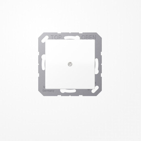 Jung A590BFAWWM Leitungsauslass mit Zugentlastung, Thermoplast lackiert, Serie A, schneeweiß matt