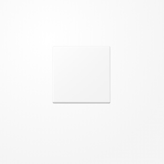 Jung A590WWM Wippe, Duroplast lackiert, Serie A, schneeweiß matt