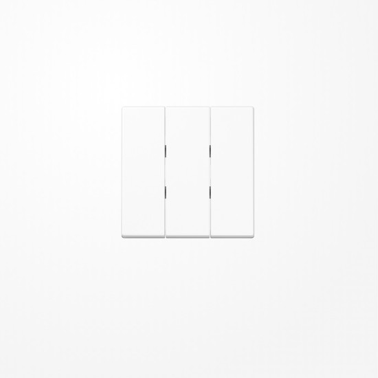 Jung A593BFWW Wippe, Thermoplast, Serie A, alpinweiß