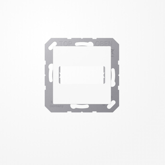 Jung A594-1915WW Abdeckung für 1 D-Subminiatur-Steckverbinder, 9-/15-polig, Serie AS/A, alpinweiß