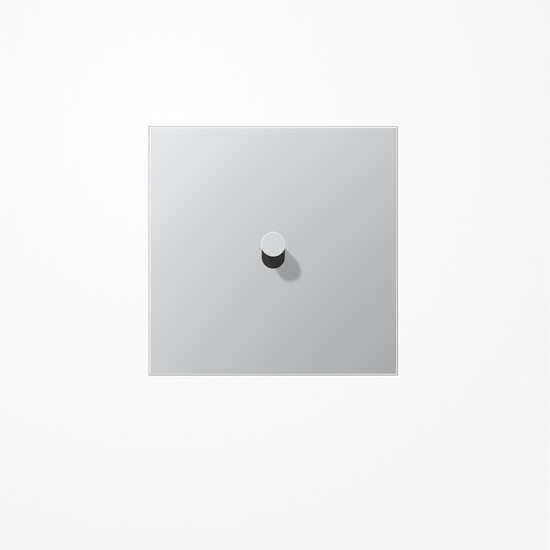 Jung AL12-0K0 Abdeckung mit Kipphebel Kegel, 1 Kipphebel, Serie LS 1912, Aluminium