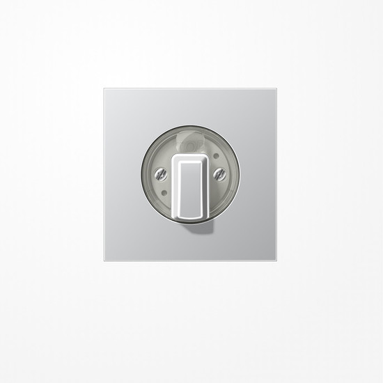 Jung AL1941 Abdeckung für Drehschalter, Serie LS, Aluminium