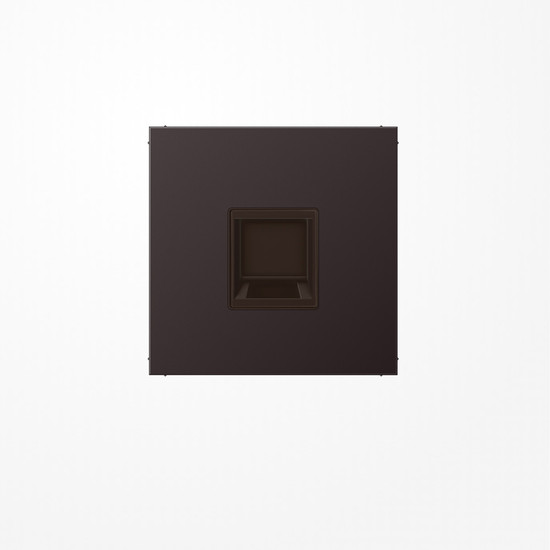 Jung AL1969-1WED Abdeckung (gerastet) für Modular-Jack-Steckbuchsen, 1fach, UMA-CAT6A, RADIALL, Panduit, Assmann, Serie LS, dark (lackiertes Aluminium)