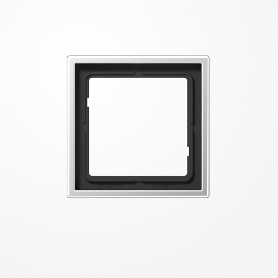 Jung AL2981 Rahmen 1fach, senkrechte und waagerechte Montage, LS 990, Aluminium