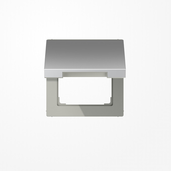 Jung AL2990KL Klappdeckel mit Rückstellfeder, Serie LS, Aluminium